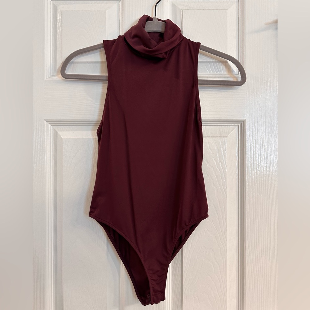 Zara Turtleneck Bodysuit - Purple